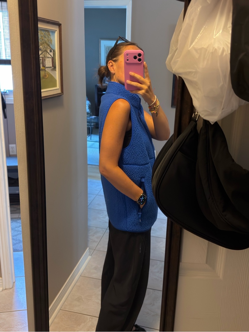 Aritzia Polartec Thermal Pro Ridgeline Hip Vest in Royal Blue